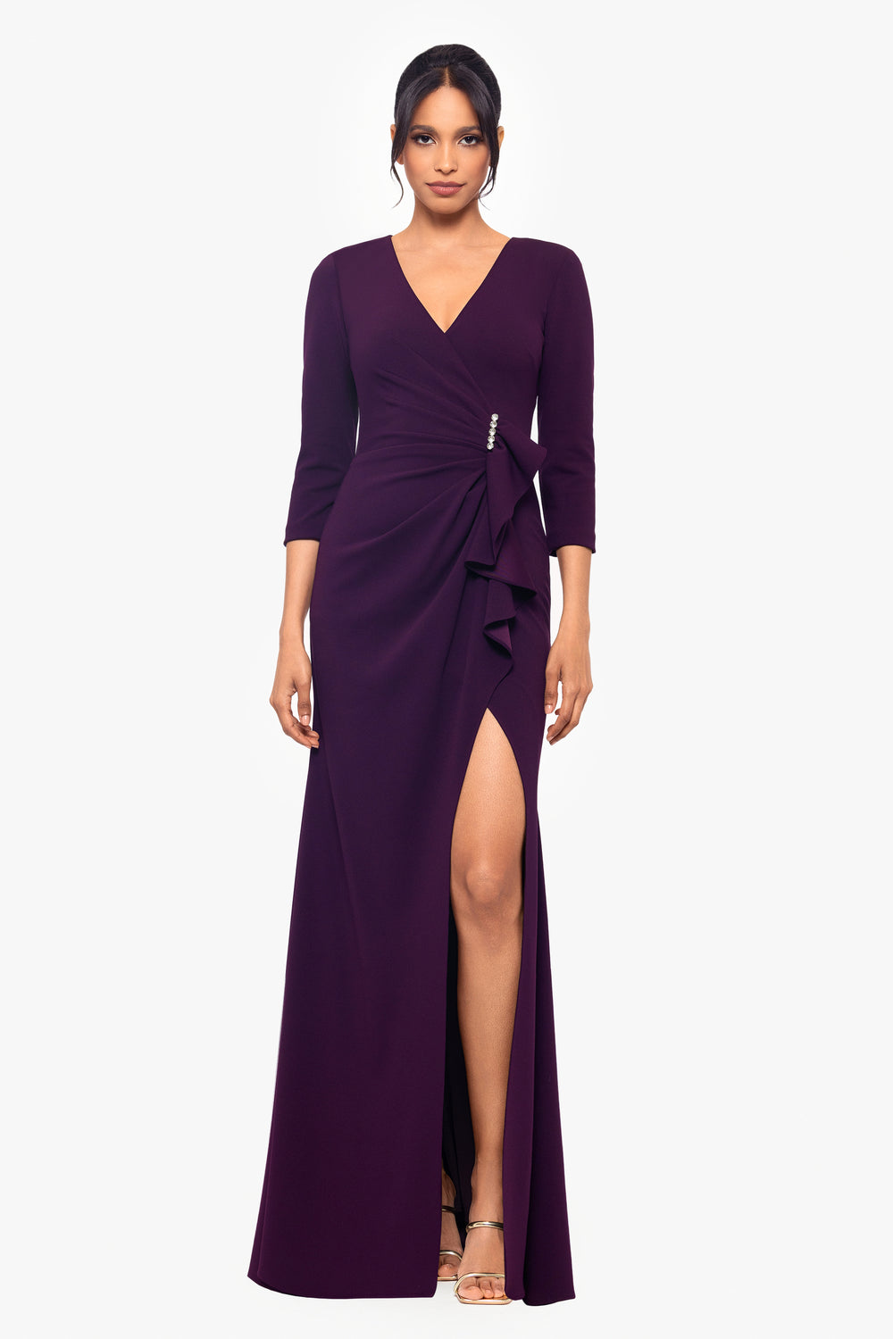 A&S / V-neck long dress