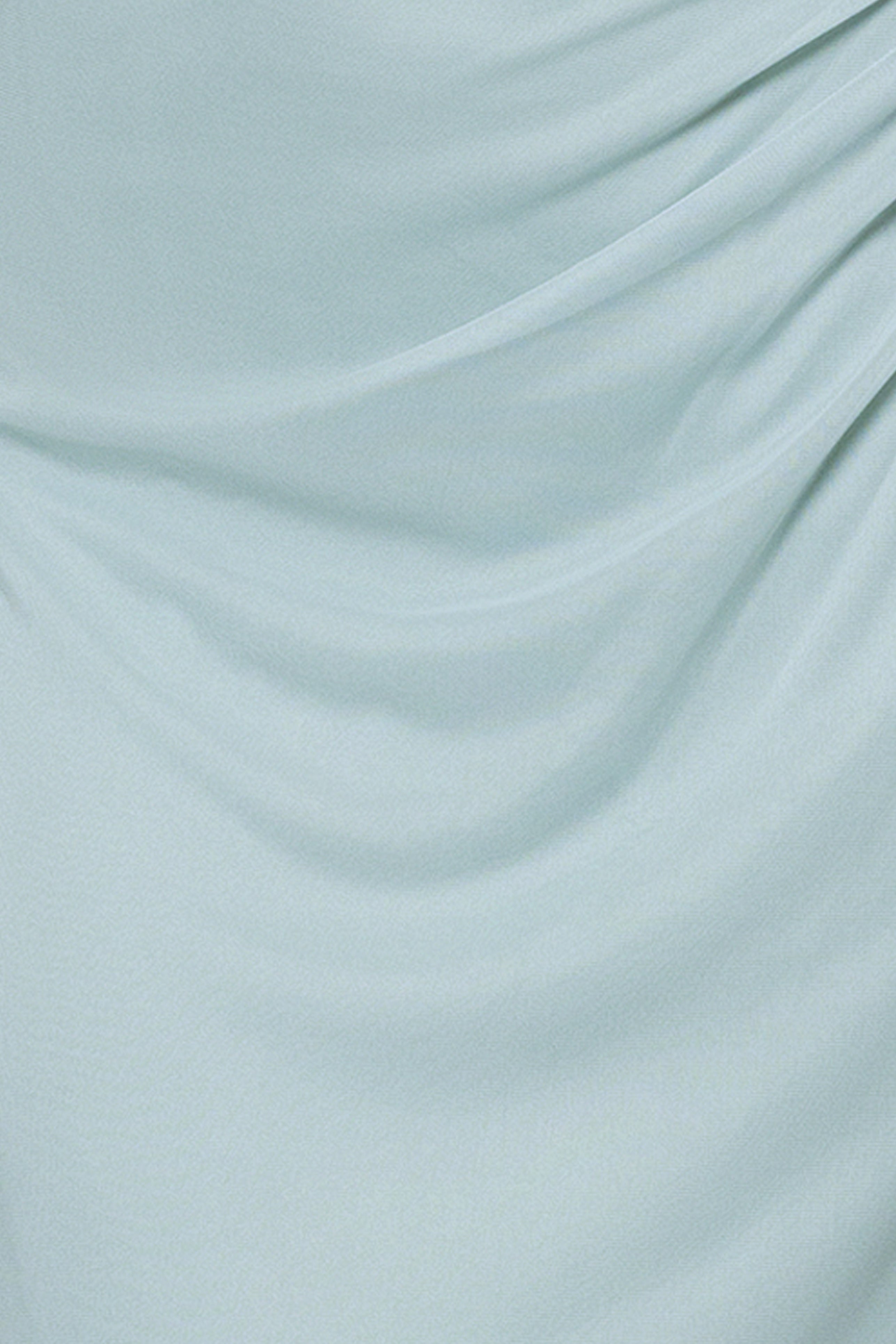 "Dayna" Floor Length Sleeveless Sheer Matte Jersey Lack Neck Rouched Side Dress