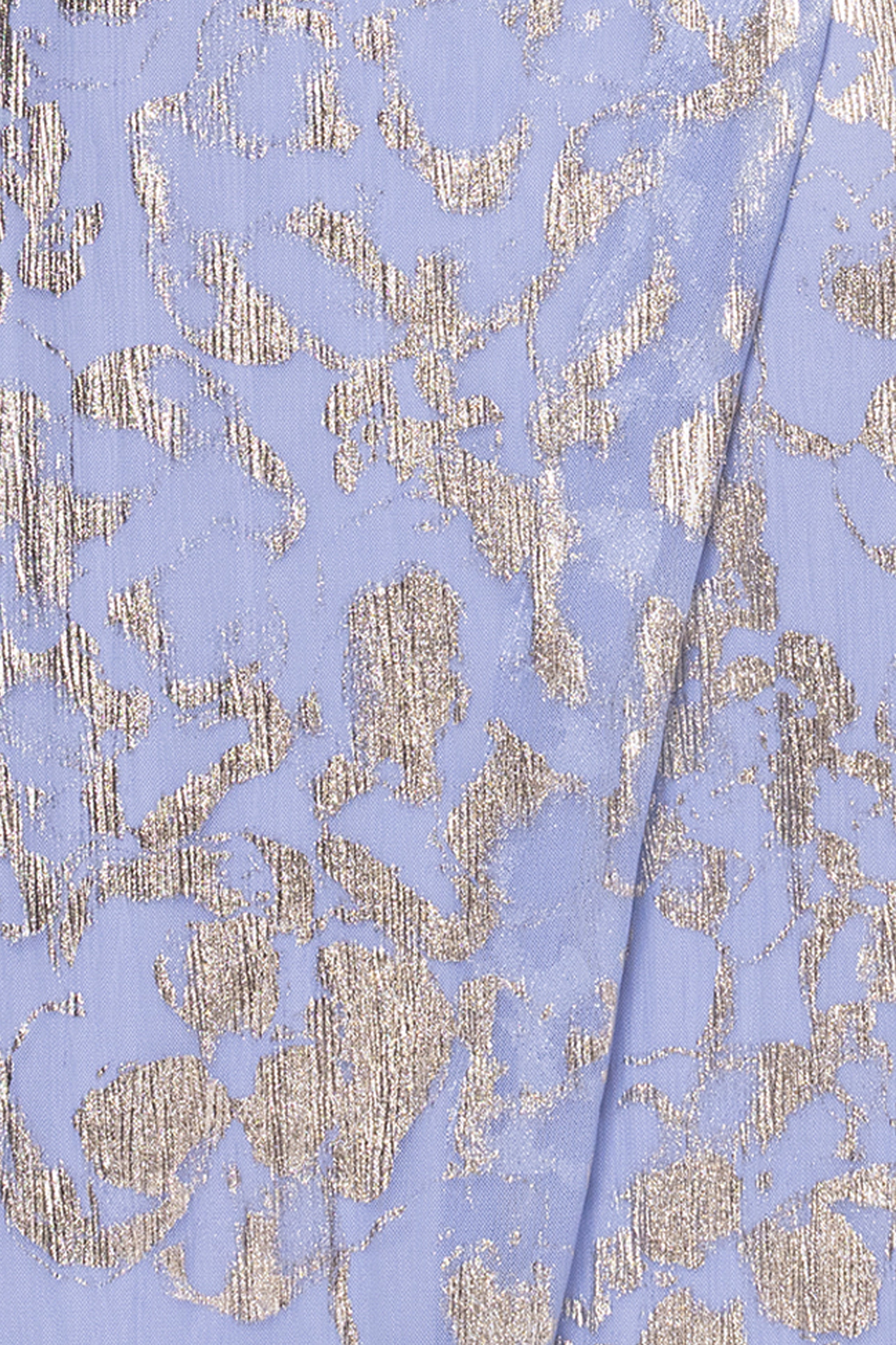 "Bianca" Metallic Cowl Neck Floor Length Dress