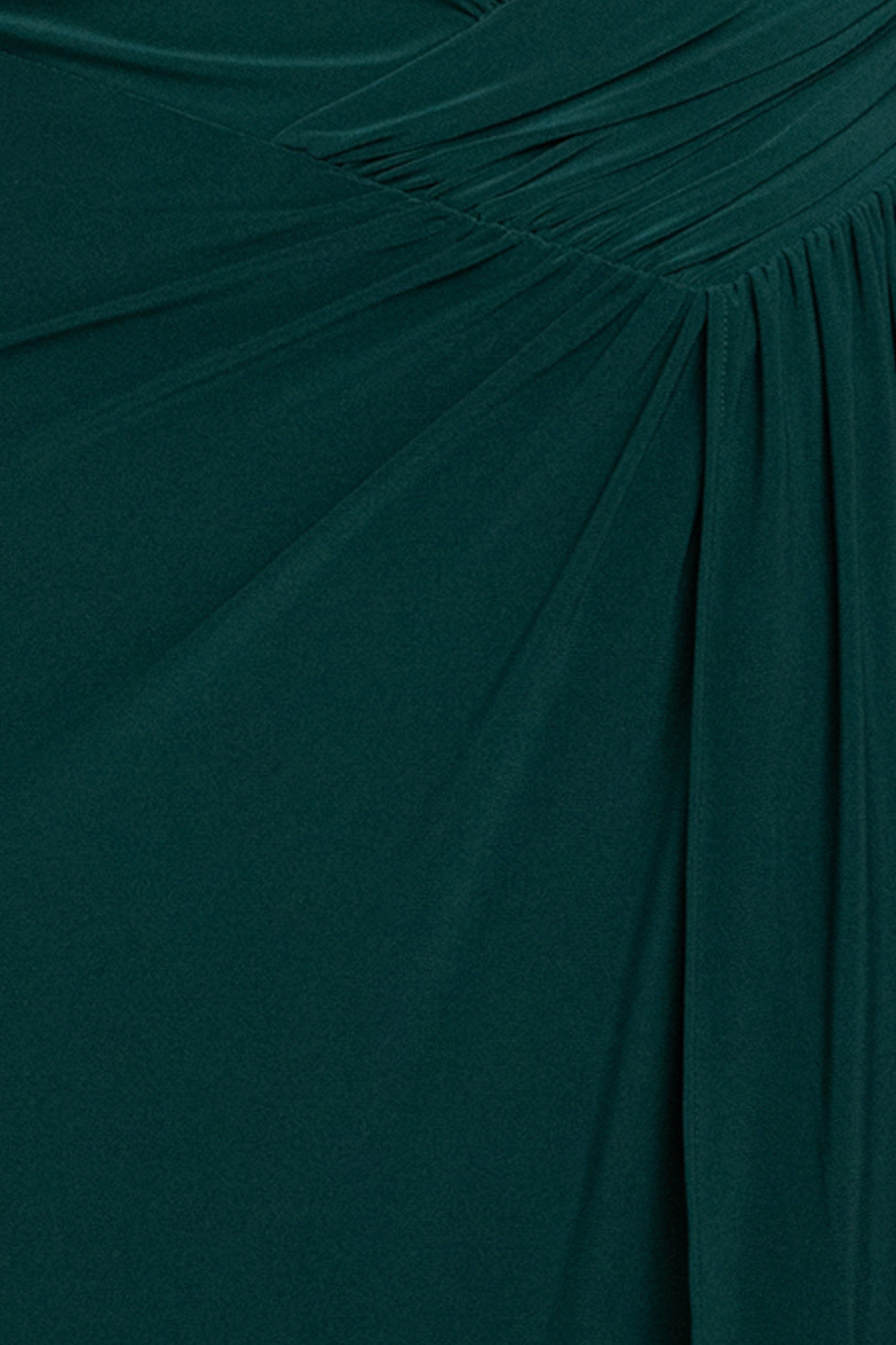 "Kenley" Jersey Knit Long Sleeve Beaded Cuff Dress