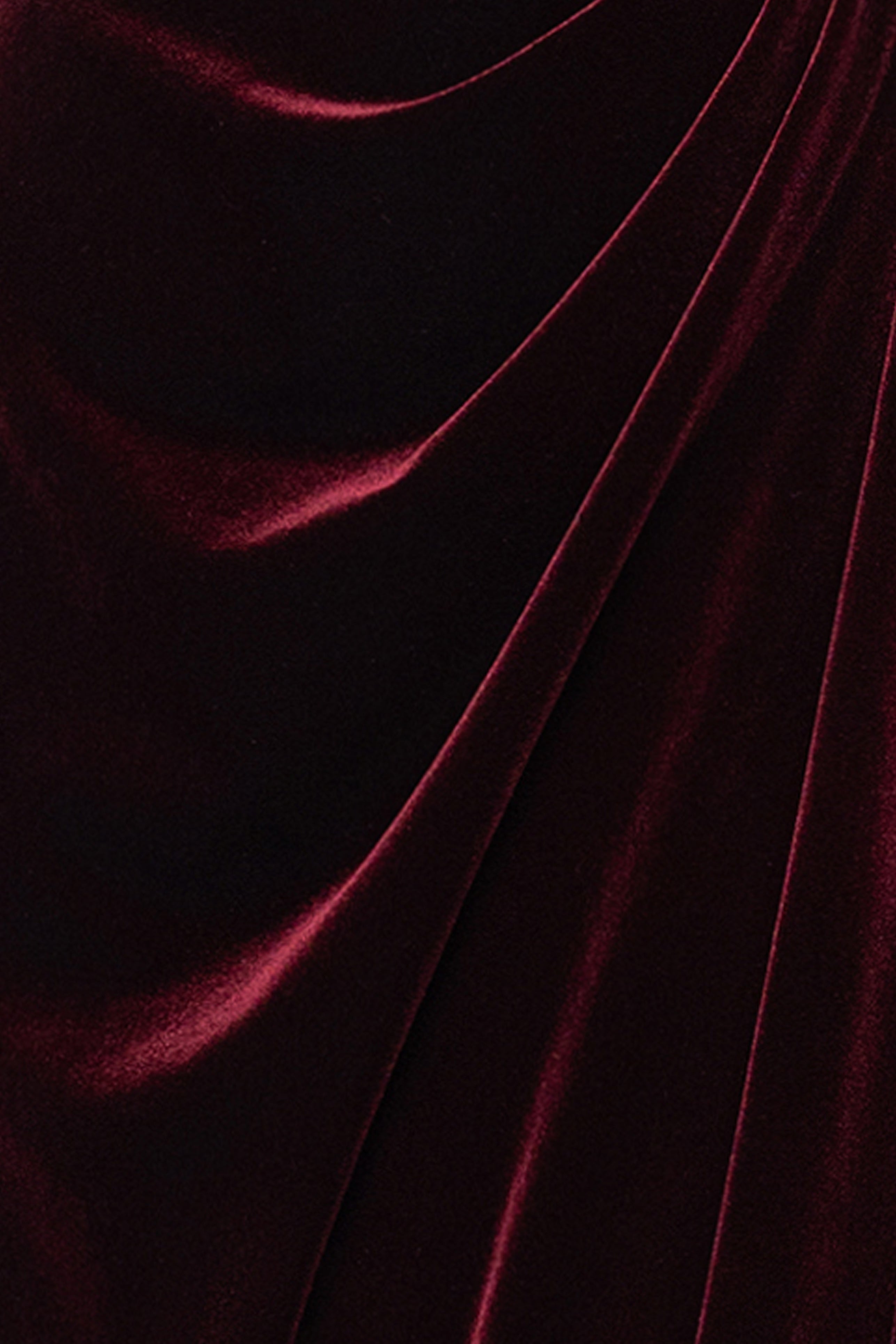 "Cherie" Velvet Side Ruched Dress
