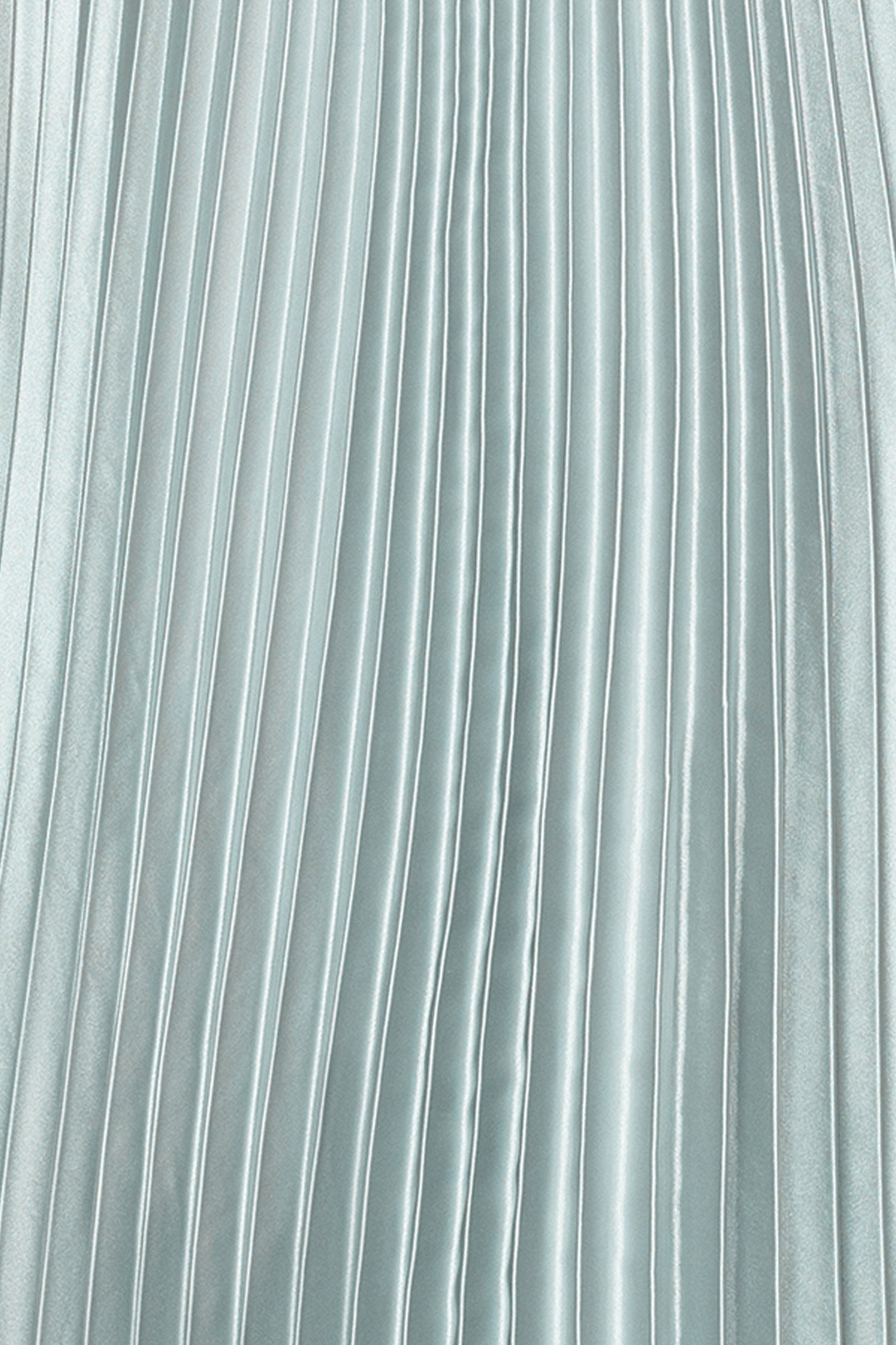 "Matilda" Satin One Shoulder Pleated Floor Length Dress