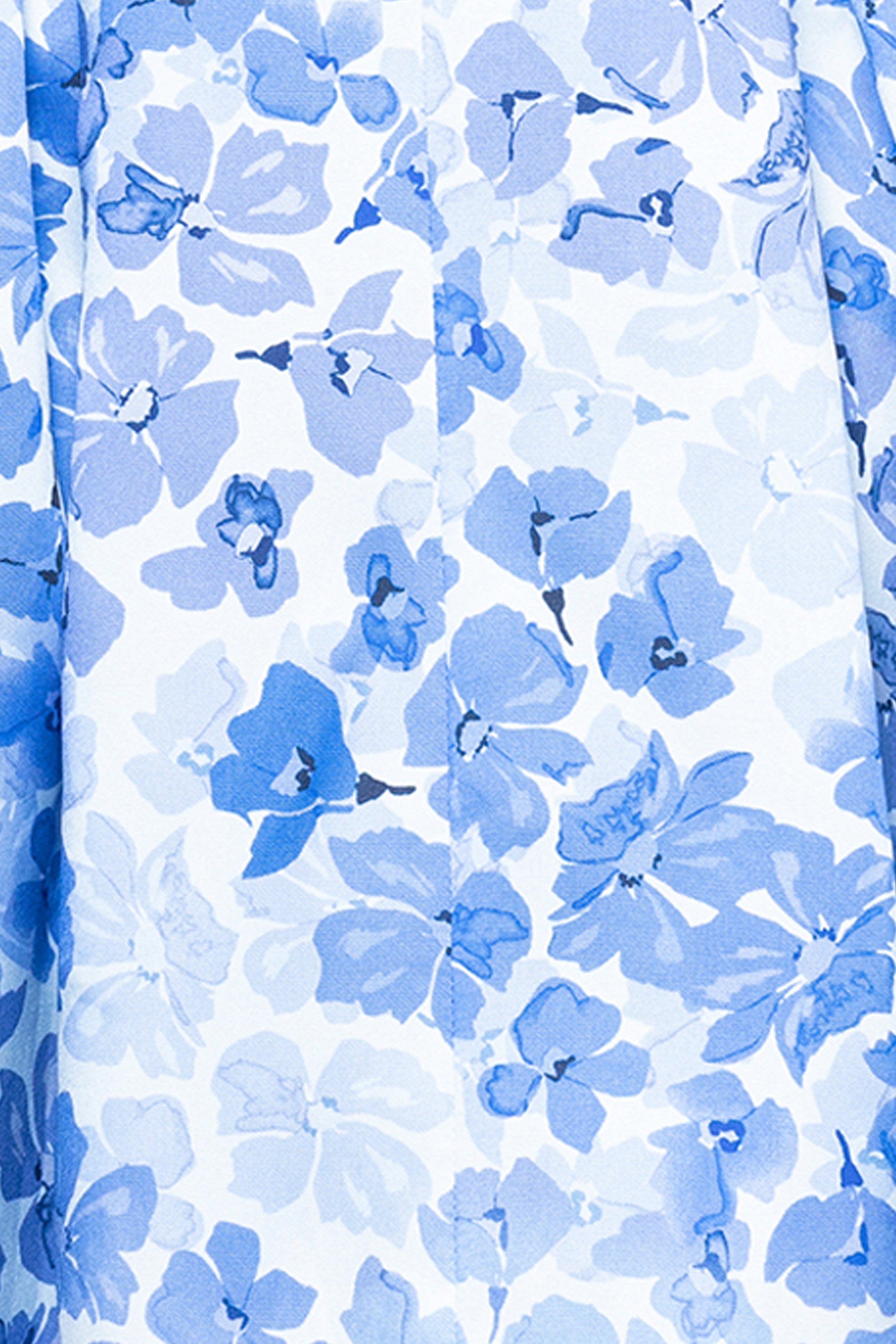 "Leighton" Print Mikado Ombre Floor Length Dress