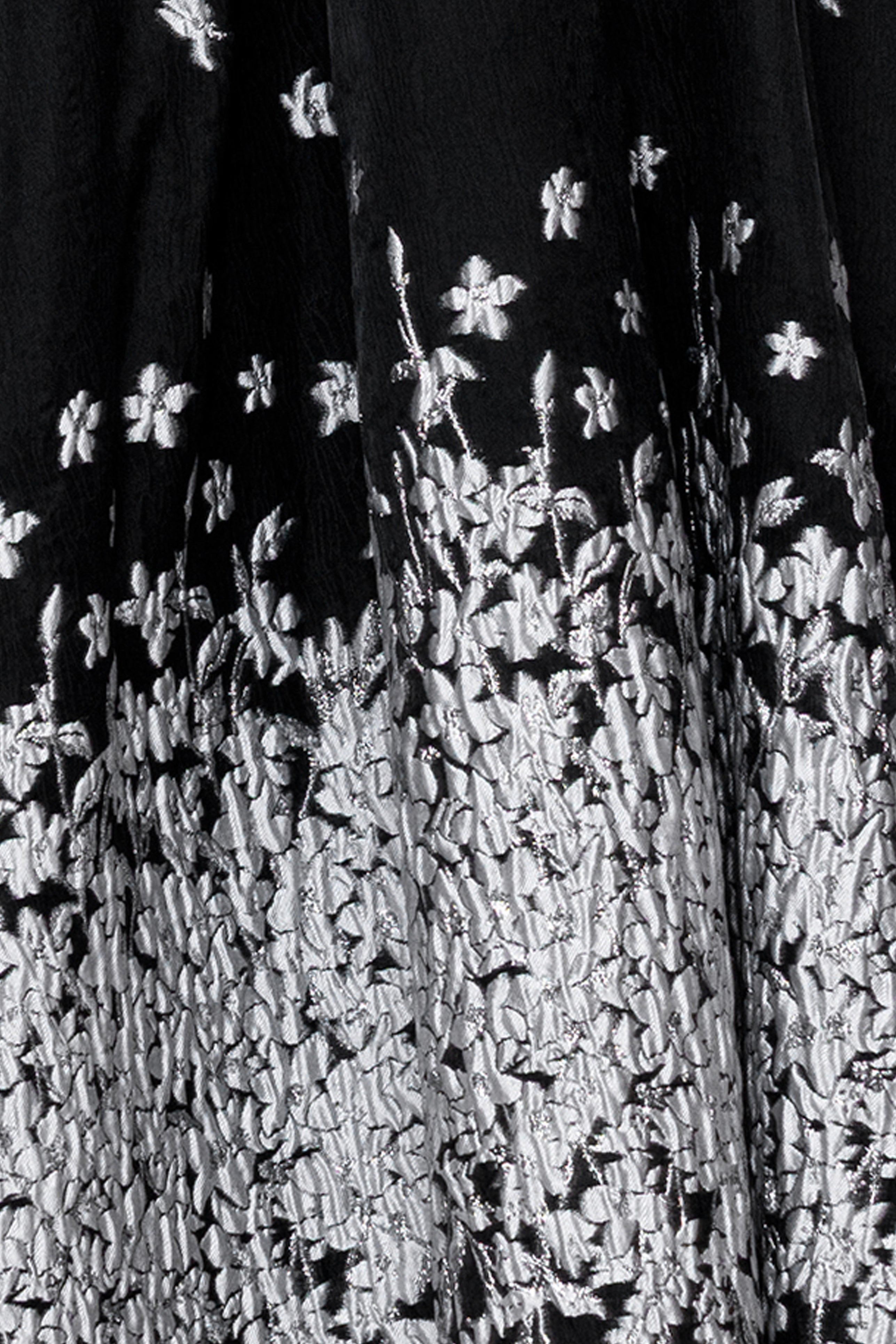 "Naomi" Brocade Square Neck Midi Dress