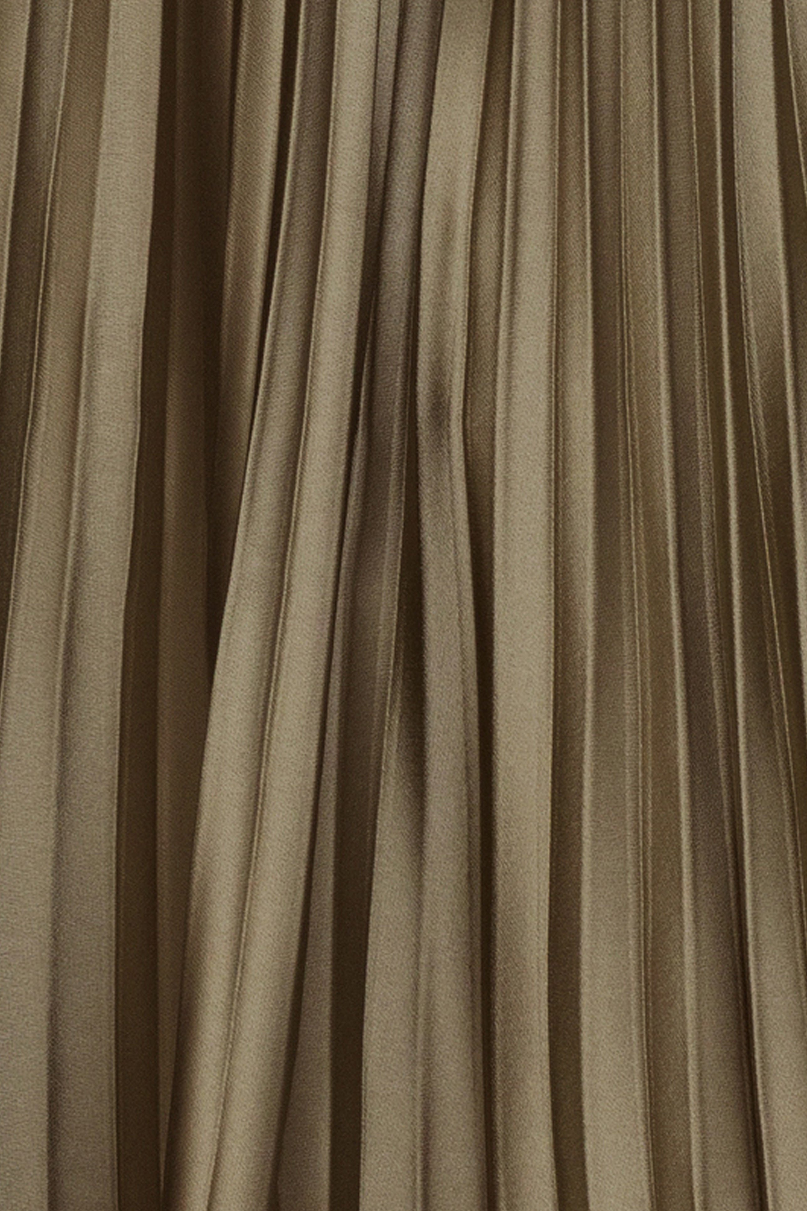 "Leah" Pleated Hammered Satin Off The Shoulder Belted Dress