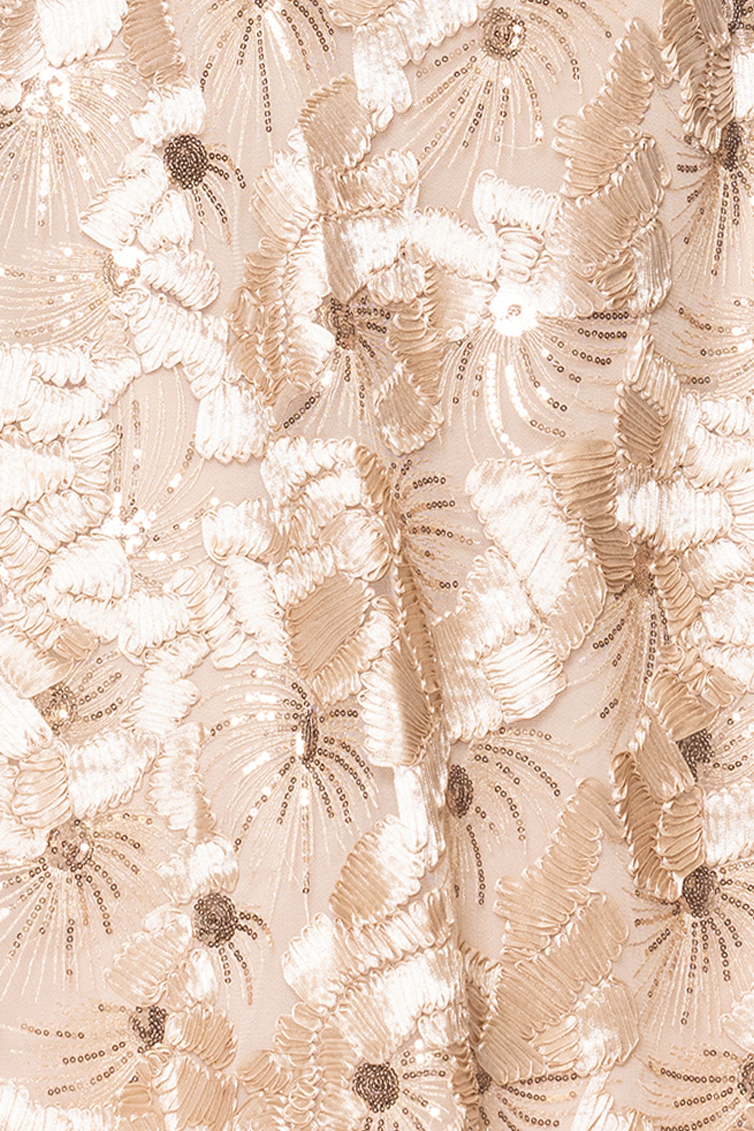 "Piper" Soutache and Sequin Sleeveless Knee Length Dress
