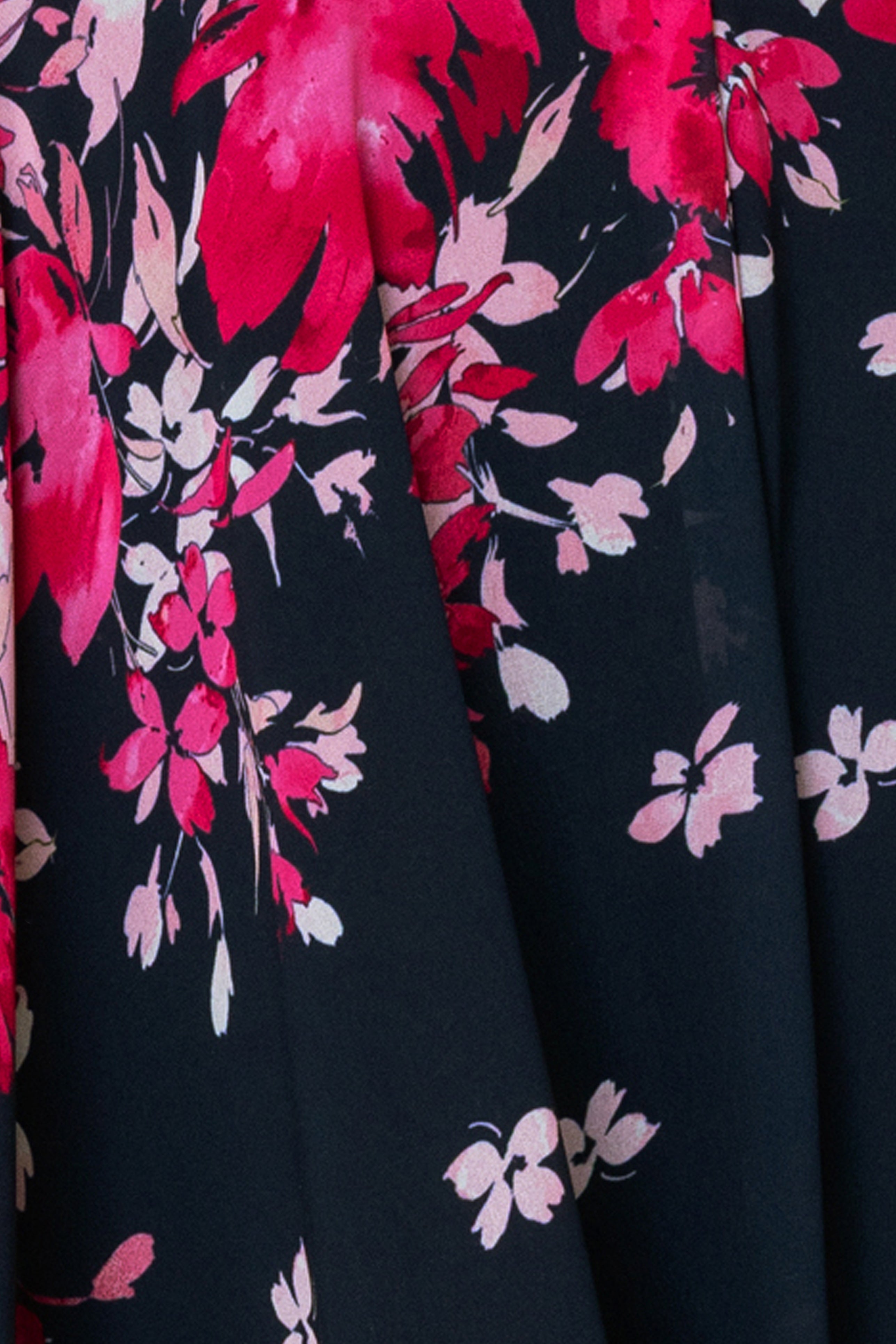 "Felicity" Chiffon Floral Print Dress