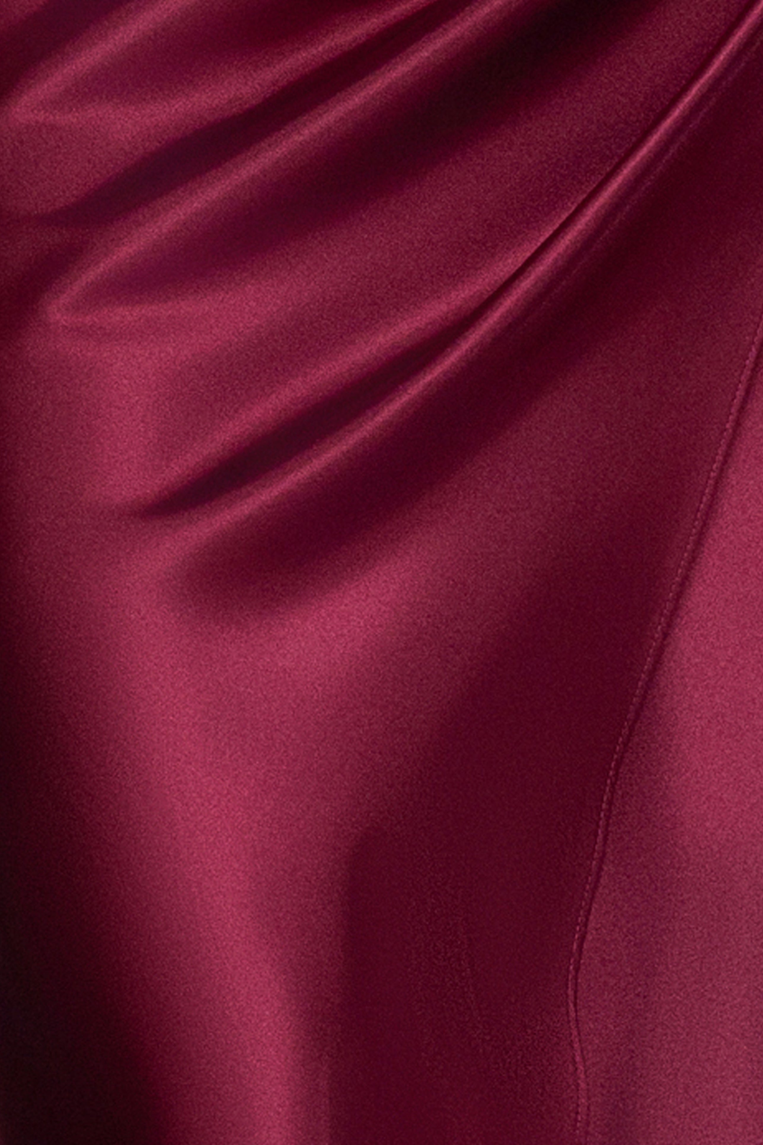 "Willow" Satin Halter Asymmetrical Dress