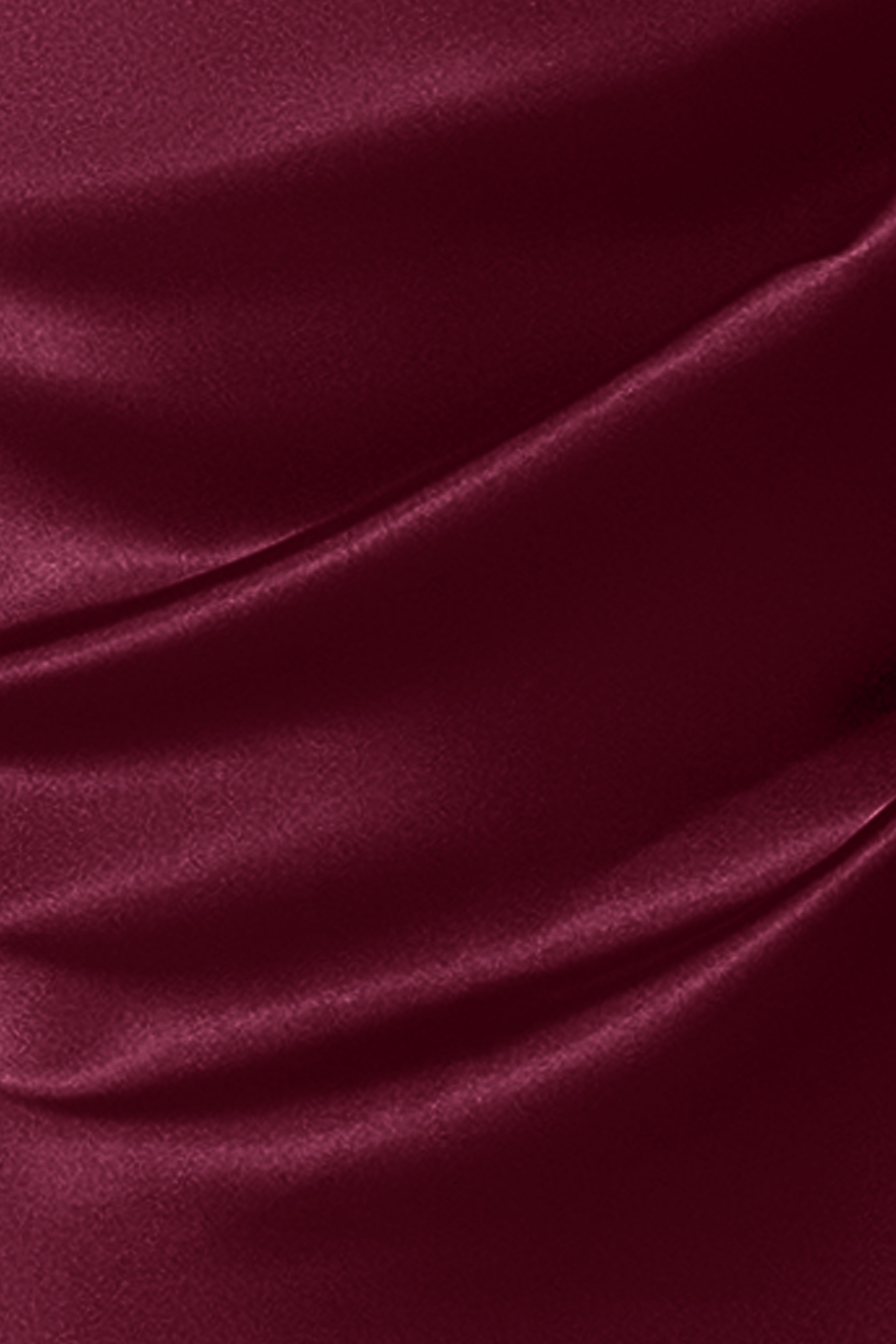 "Willow" Satin Halter Asymmetrical Floor Length Dress