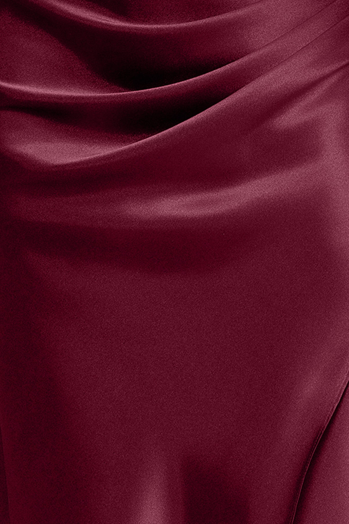 Plus "Sofia" Satin Drop Shoulder Dress