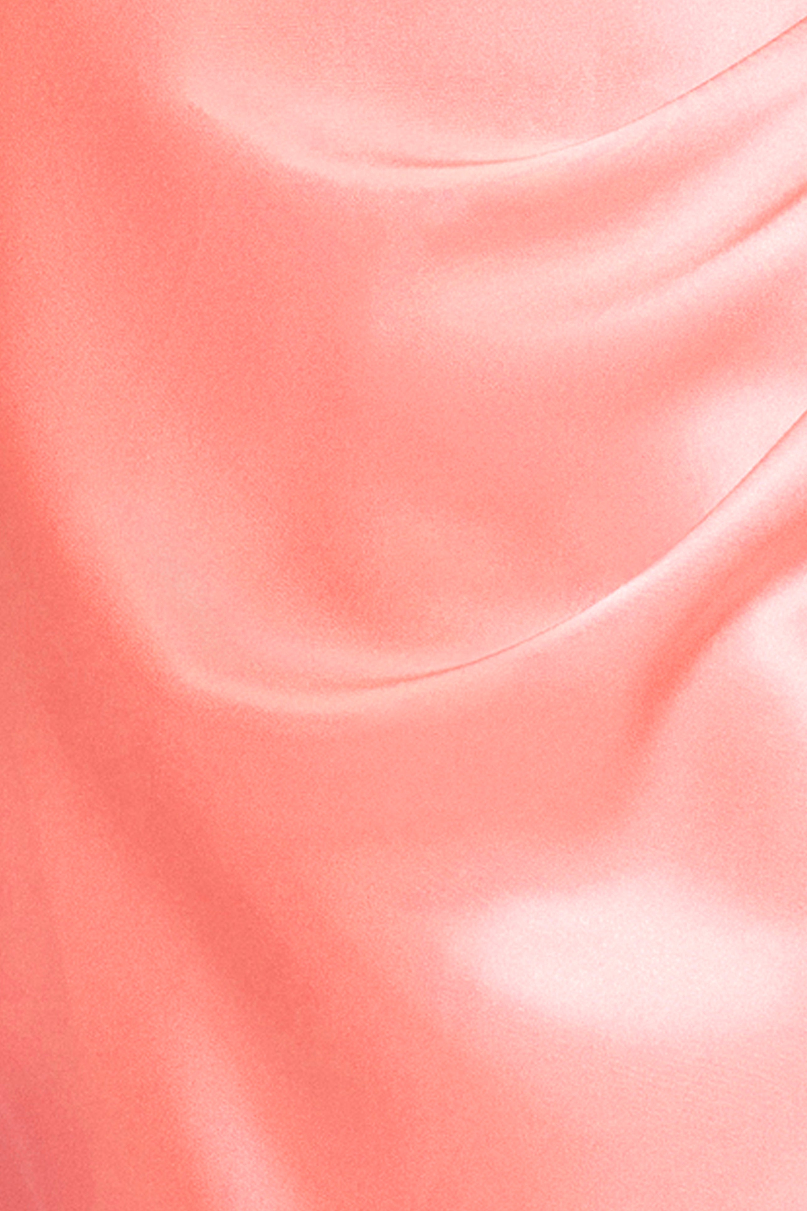 "Sofia" Satin Drop Shoulder Floor Length Dress