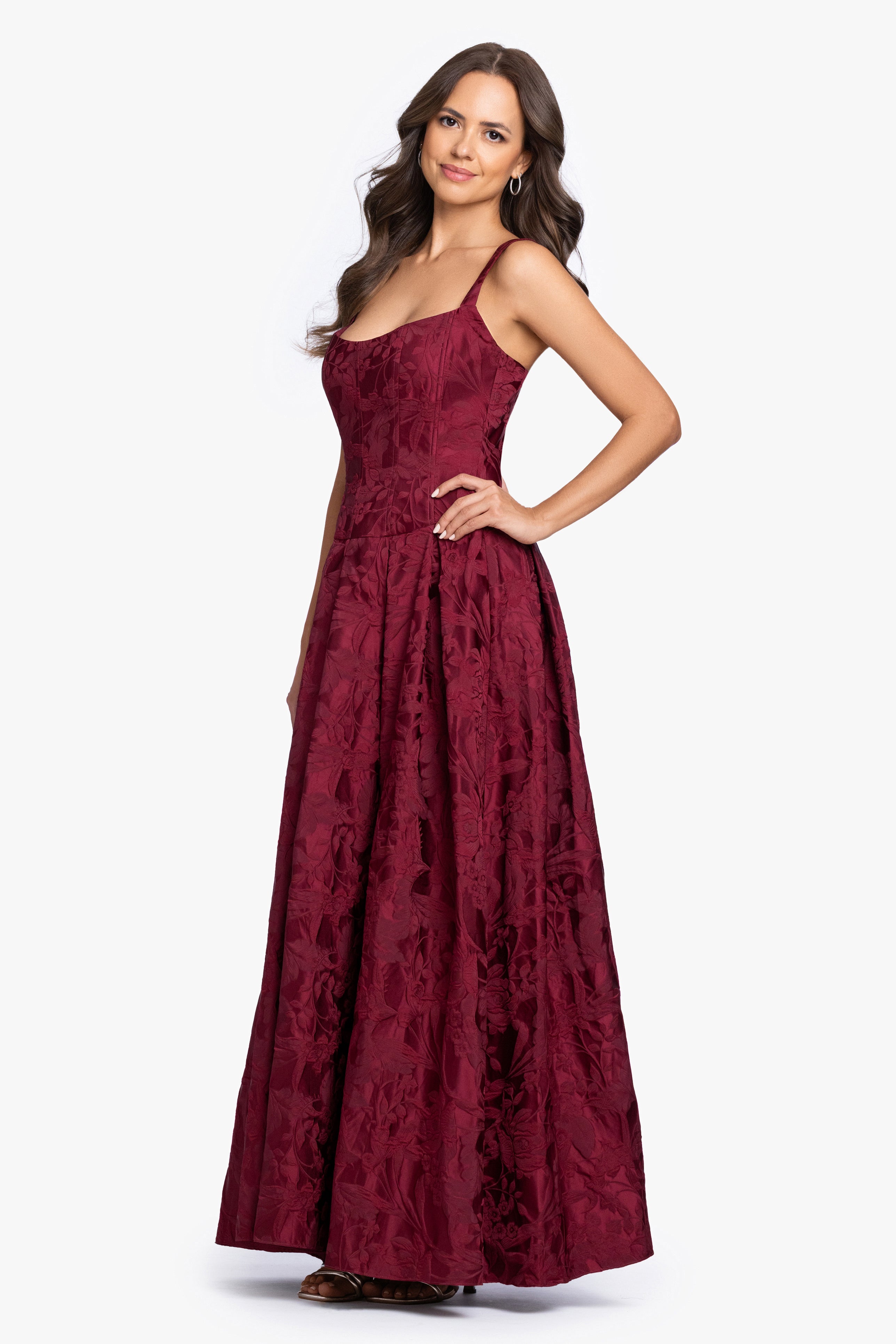 "Kodi" Brocade Gown