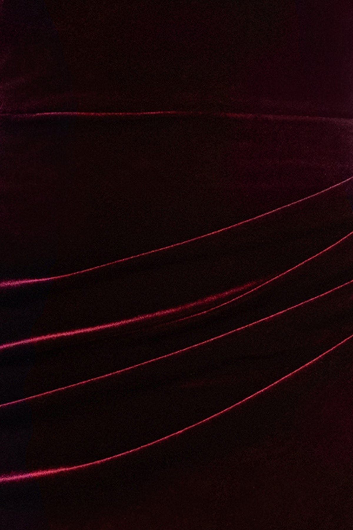 "Scarlett" Velvet Halter Ruched Back Dress