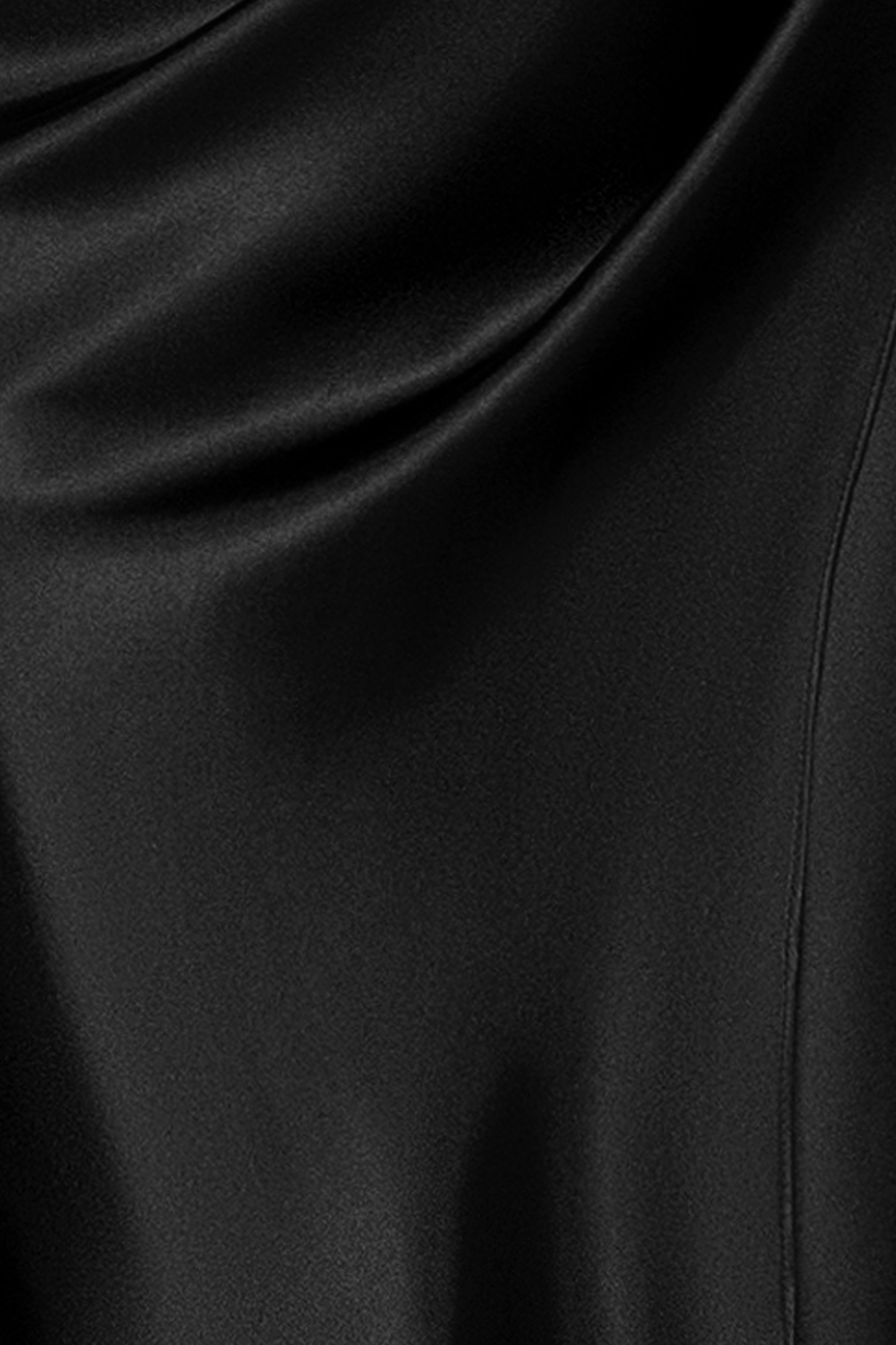 "Tara" Satin Tie Neck Dress