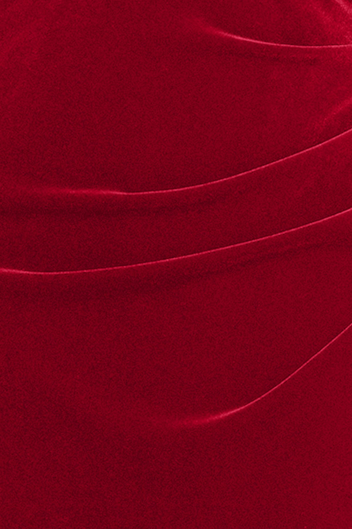 "Evie" Velvet Off The Shoulder Asymmetrical Dress