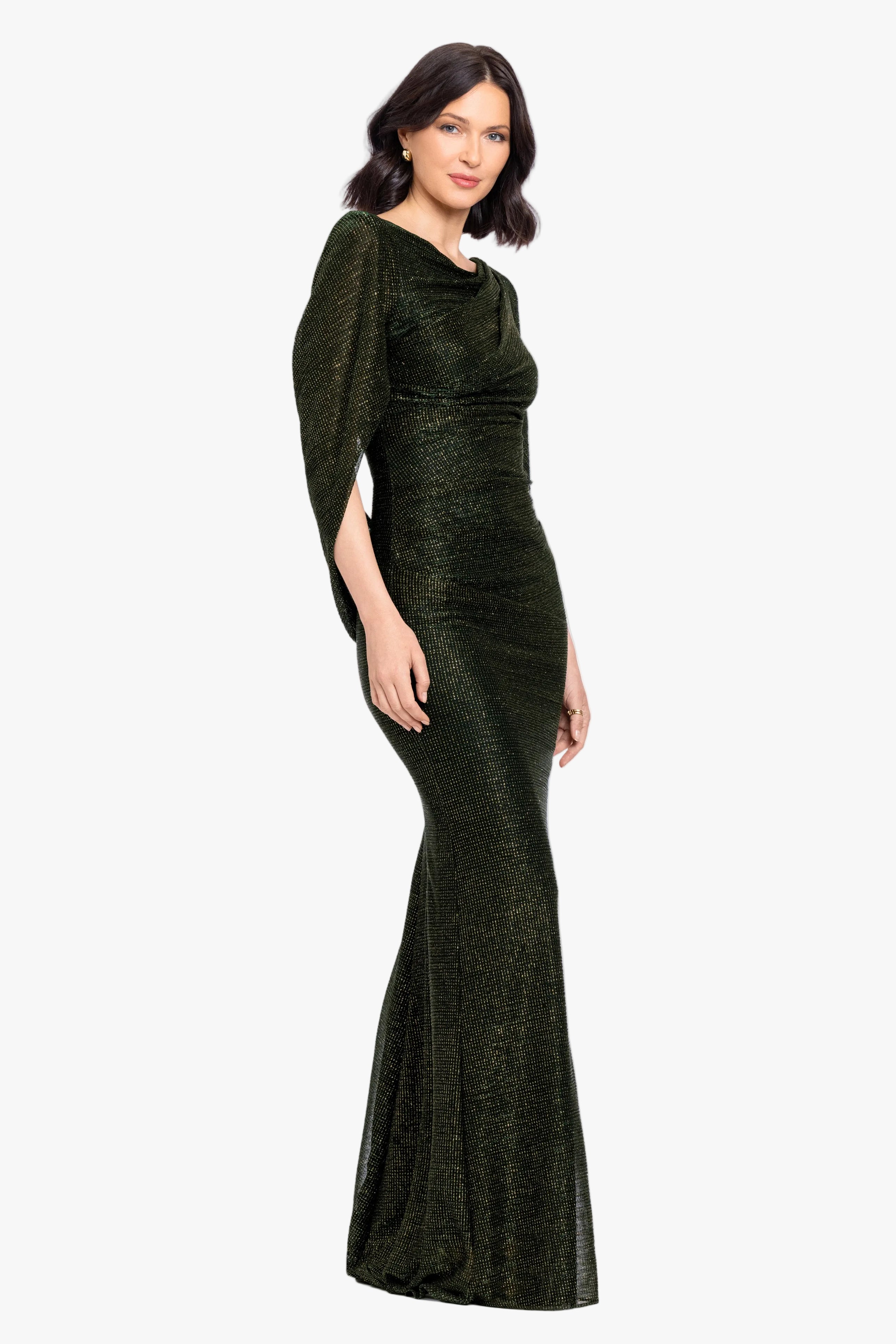 "Marisol" Crinkle Droop Back Dress