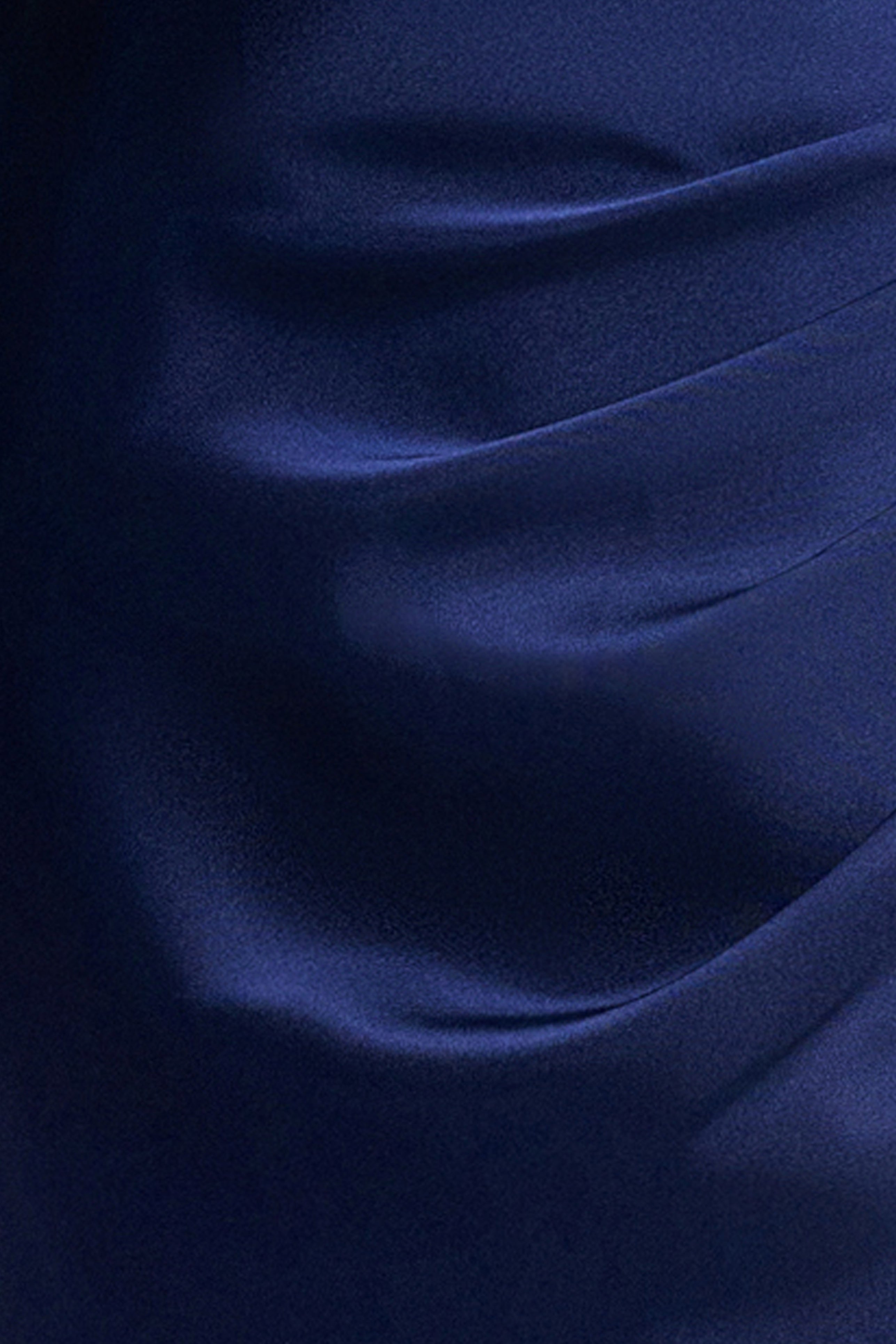 "Hayden" Satin Off The Shoulder Long Sleeve Dress