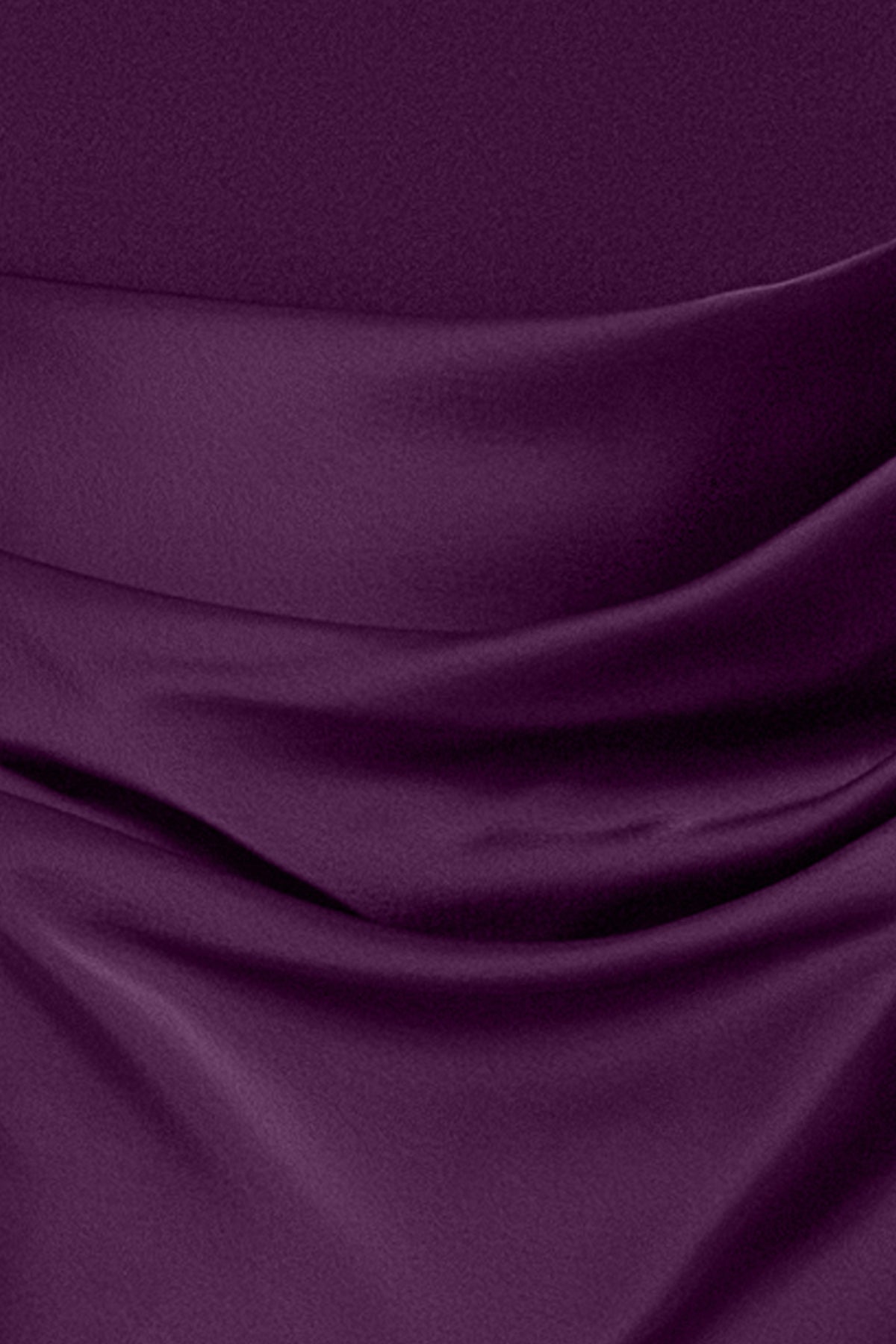 "Jamie" Double Face Satin Mock Neck Dress