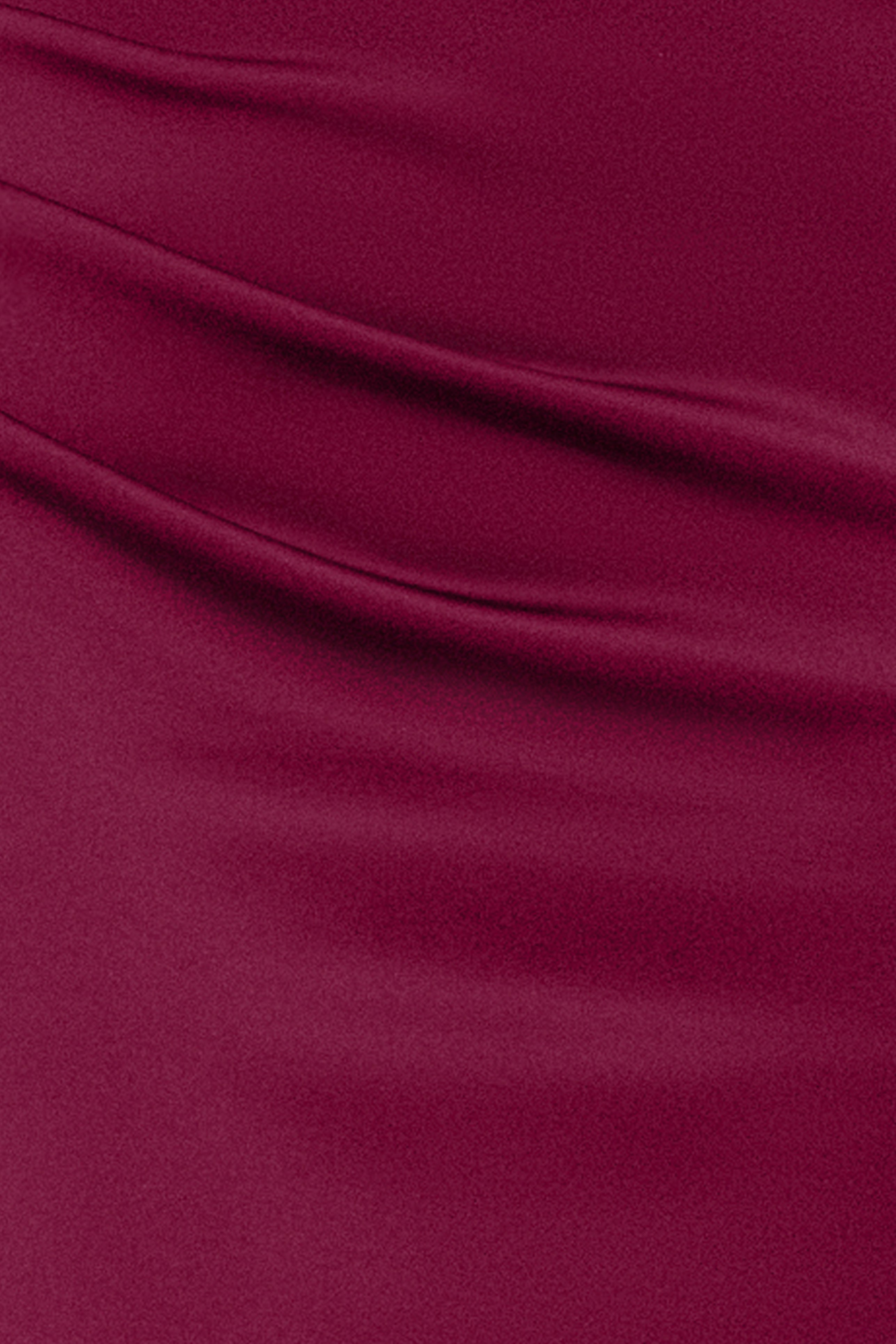 "Mitch" Techno Scuba Asymmetrical Neckline Dress