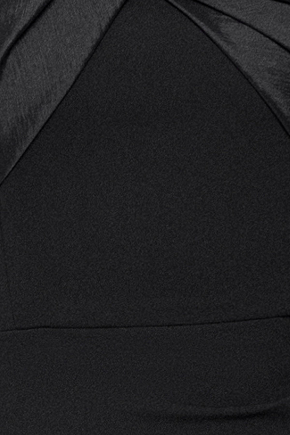 "Miranda" Scuba Crepe & Taffeta Off Shoulder Dress