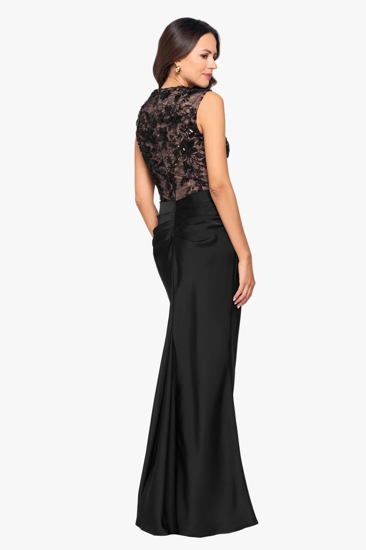 "Gretchen" Sequin Top & Satin Skirt Dress