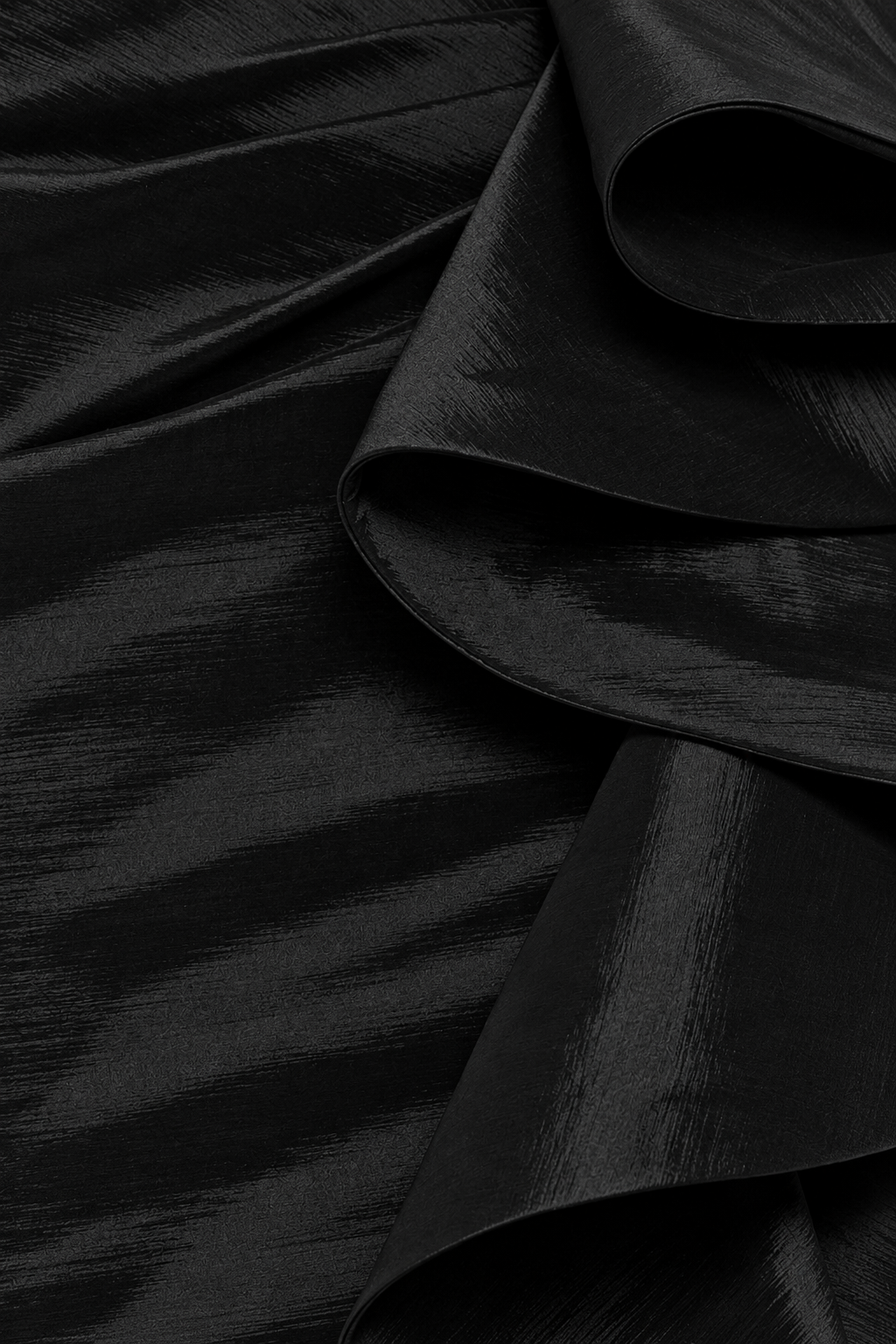 "Evangeline" Taffeta One Shoulder Dress