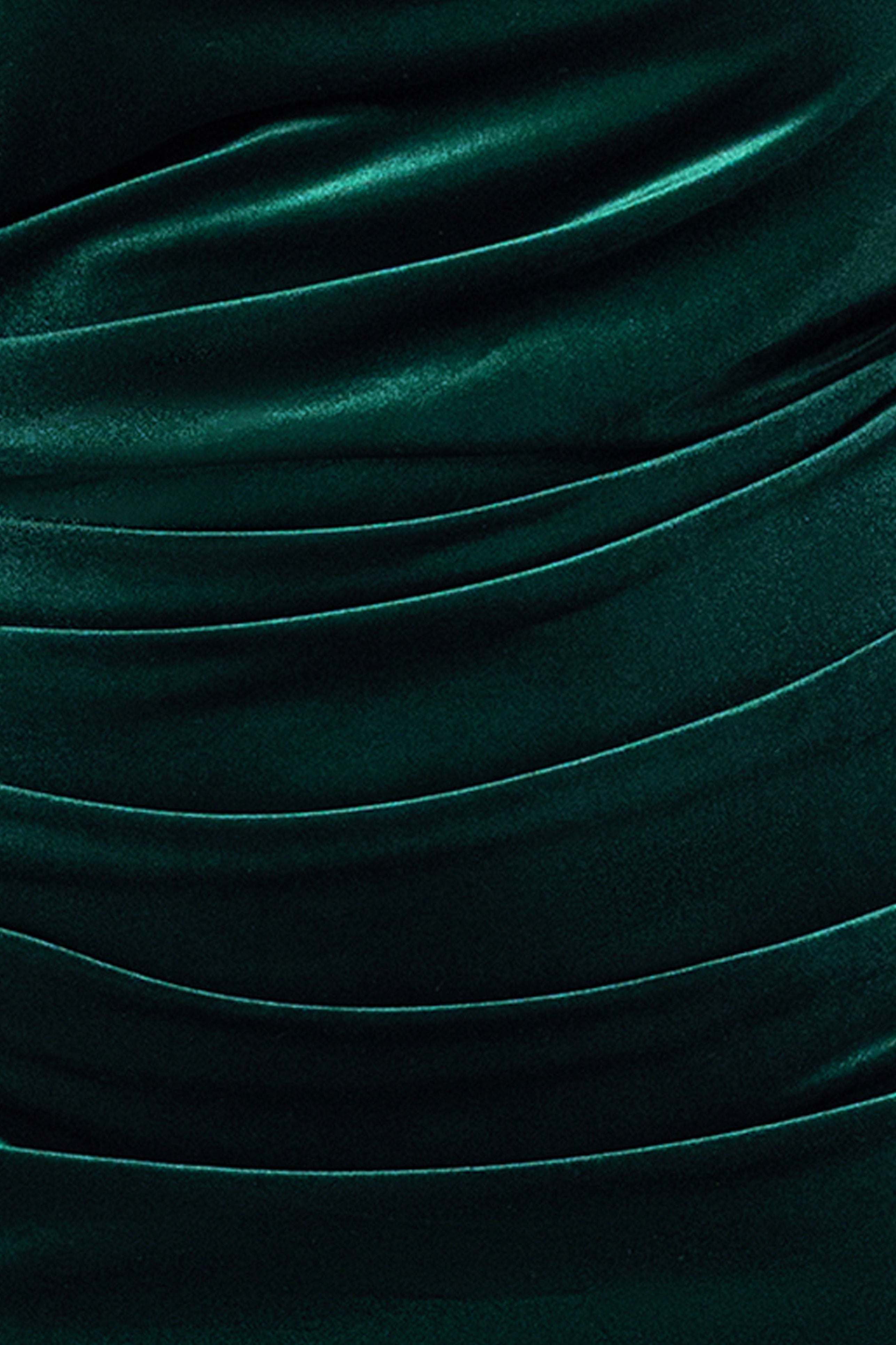 Plus "Audrey" Velvet Draped Back Dress