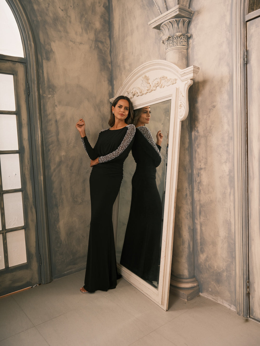 Fitted Scuba Fabric Dress Betsy & Adam Women's Black Dresses - Macy's  Formal Dresses With Sleeves