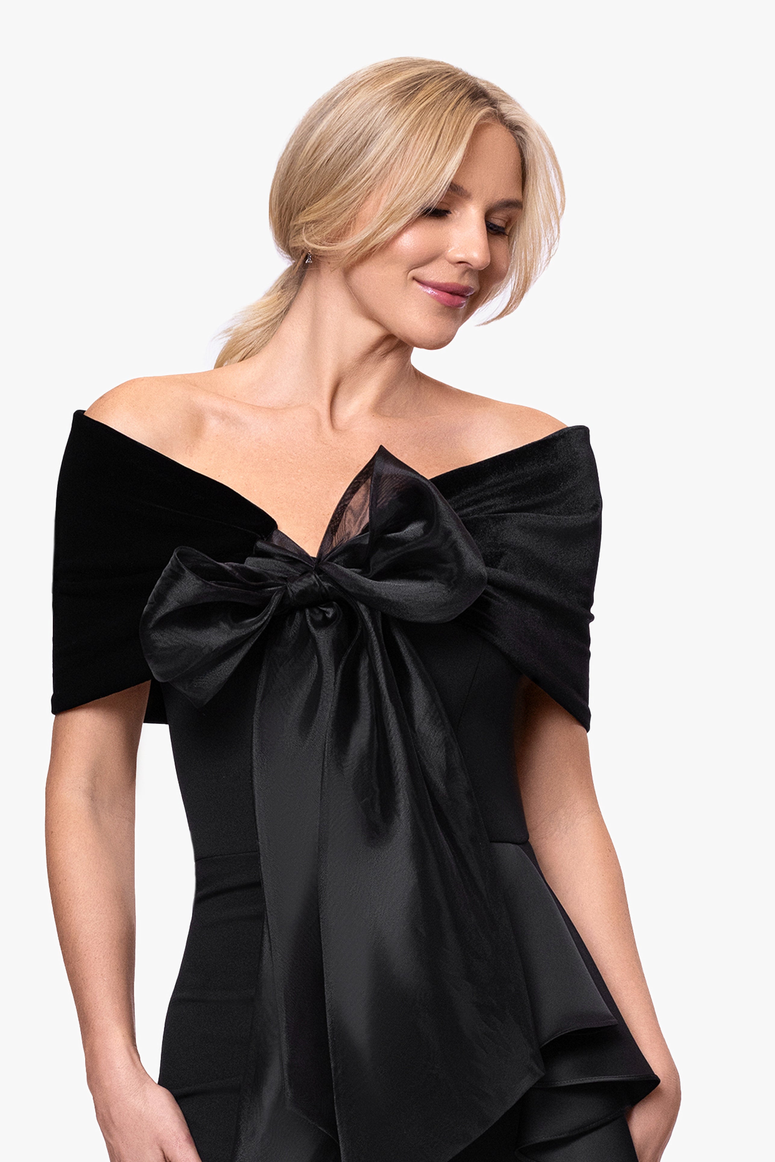 【andwang】 Élégance RibbonDress(ブラックチェック) Georgina