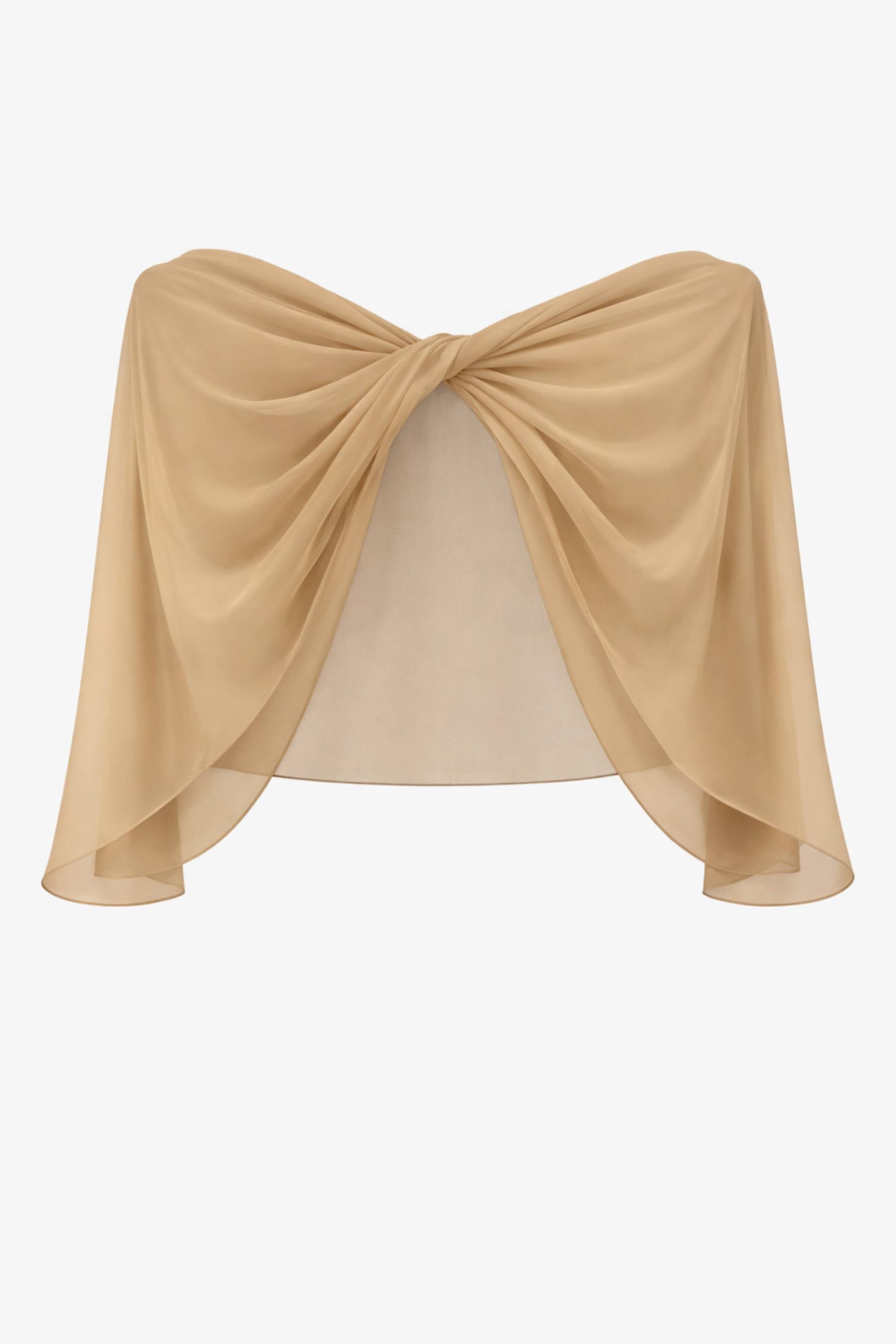 "Nikita" Chiffon Twist Shawl Wrap