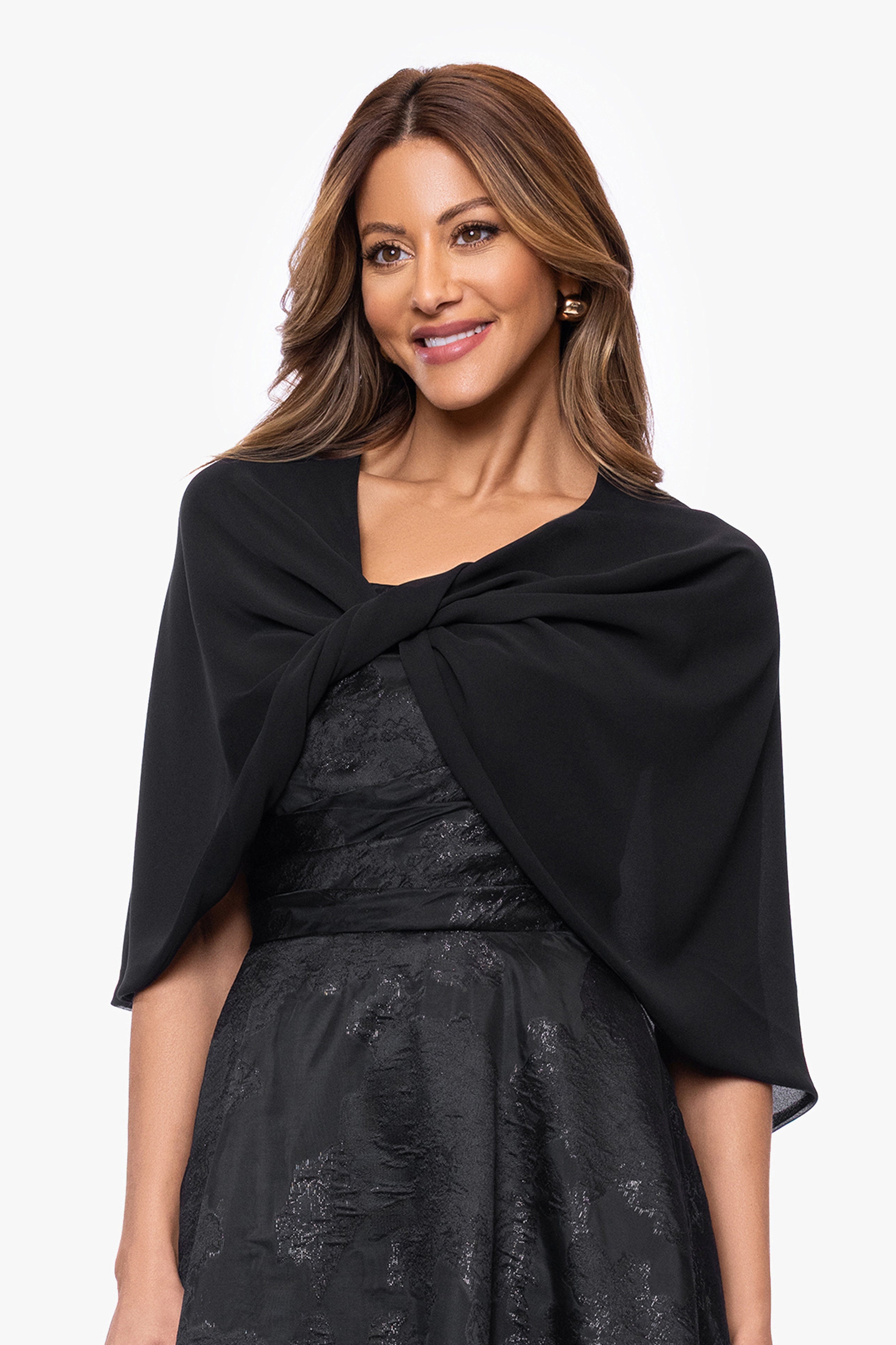 "Nikita" Chiffon Twist Shawl Wrap