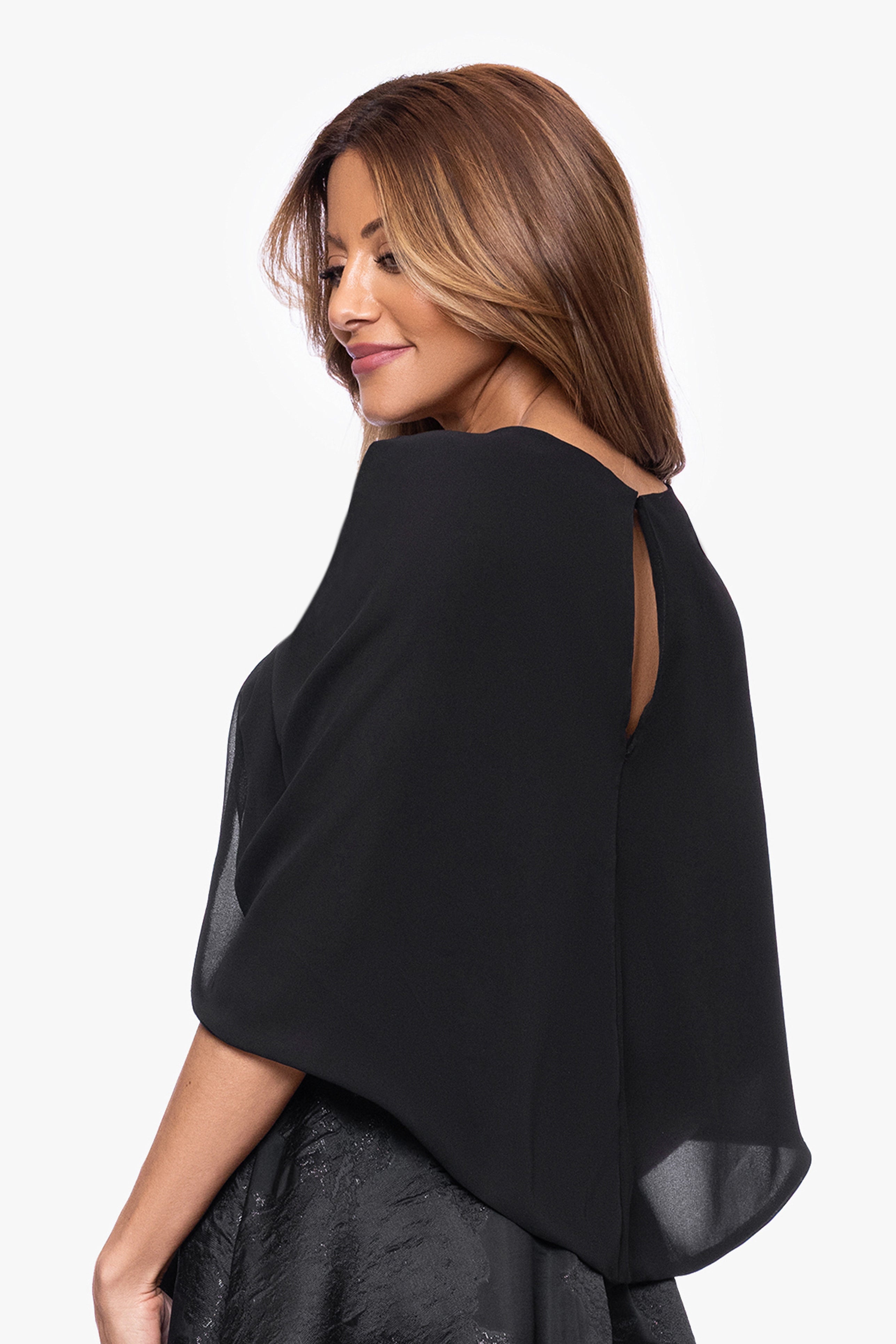 "Nikita" Chiffon Twist Shawl Wrap