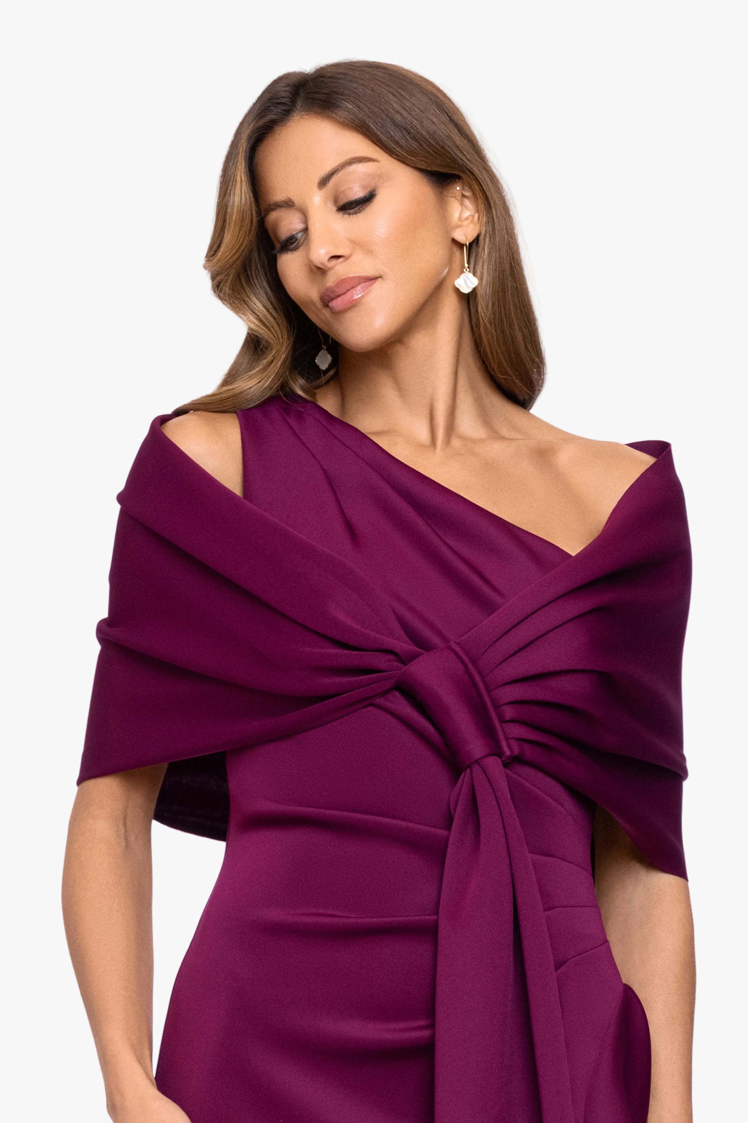 "Carol" Techno Scuba Pull Through Shawl Wrap