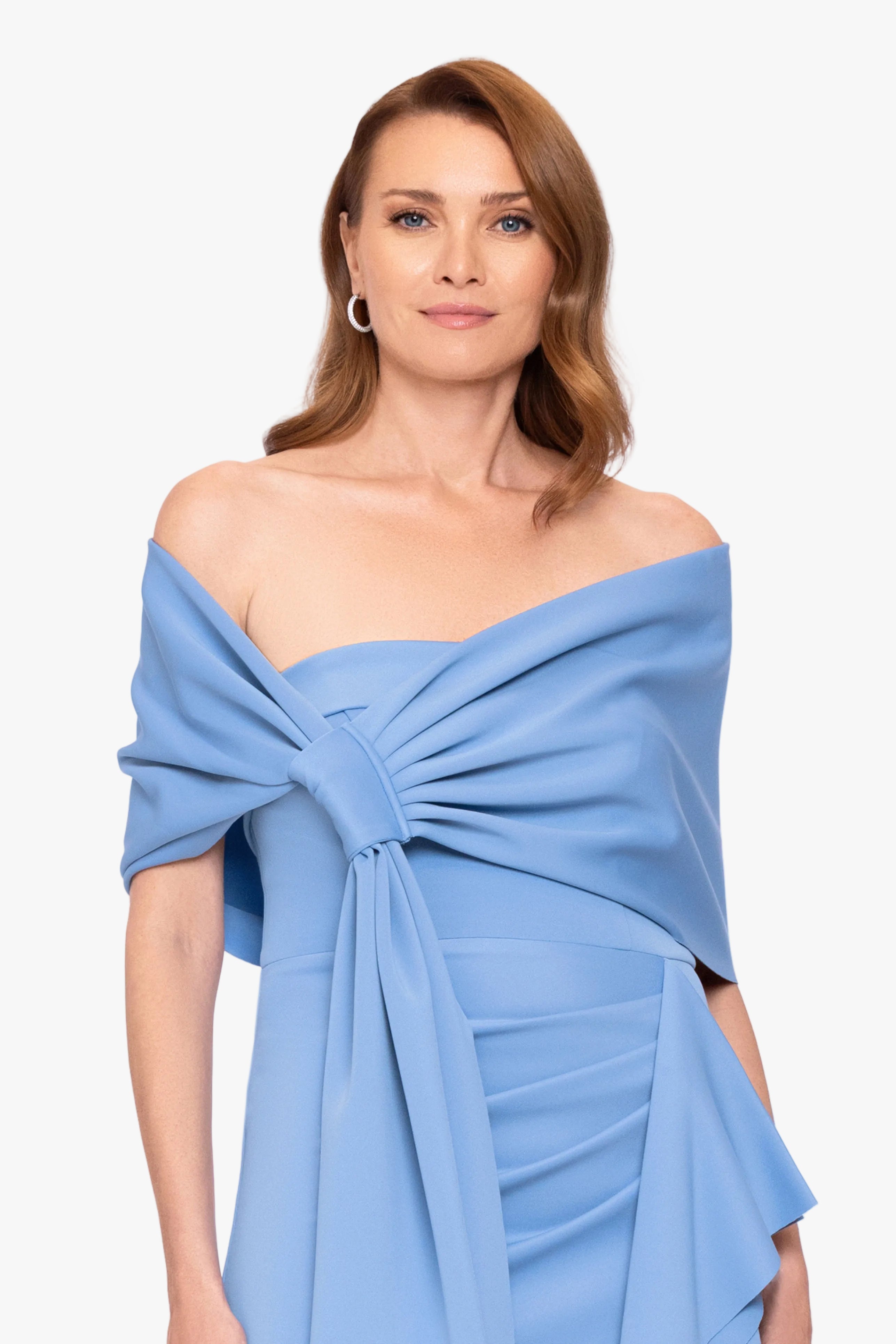 "Carol" Techno Scuba Pull Through Shawl Wrap