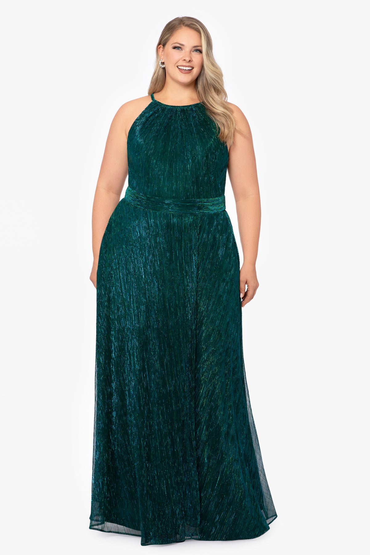 Plus "Mila" Halter Dress