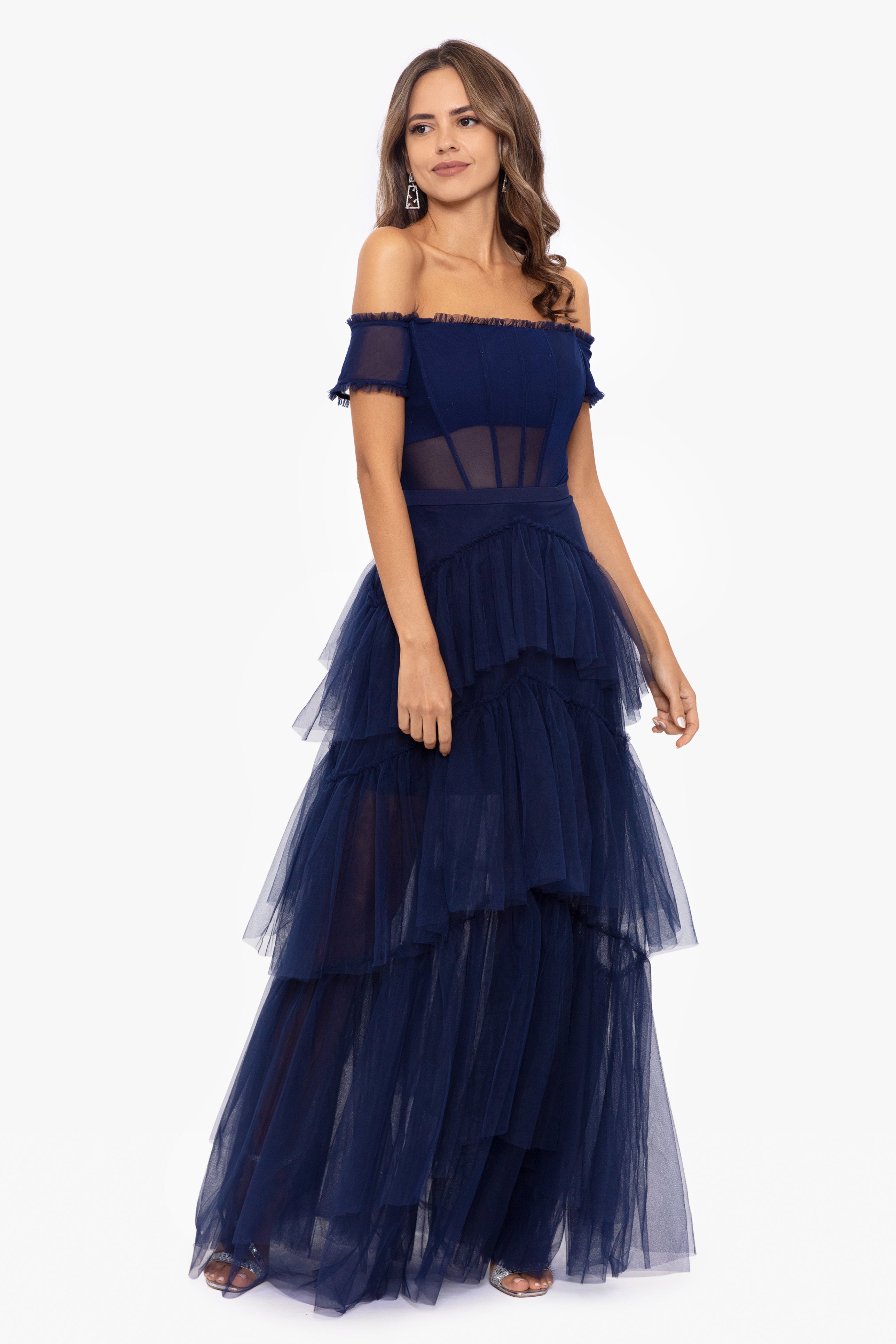 Frances One Shoulder Exaggerated Puff Sleeve Scuba Maxi Dress – Jarlo London